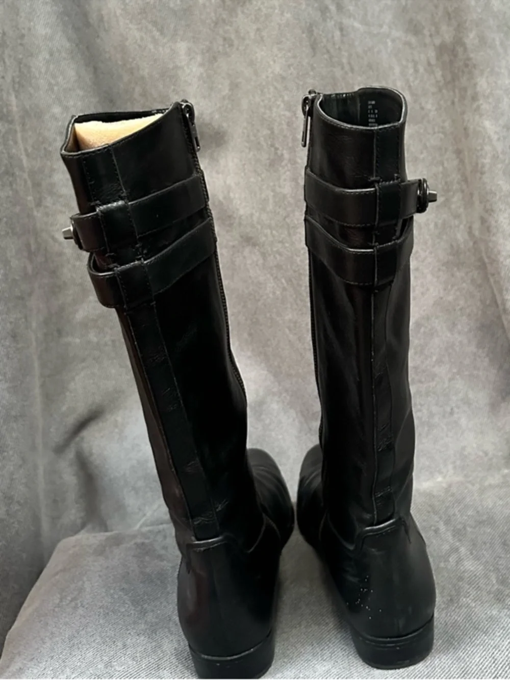Coach knee high boots black leather size 9